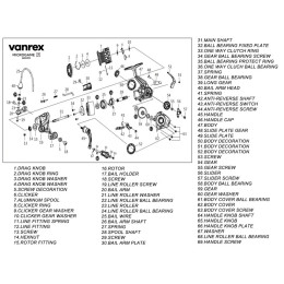 Катушка безынерц. Lucky John Vanrex MICRO GAME 7 800FD