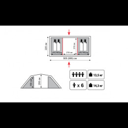 Палатка Кемпинговая Tramp Brest 4 (V2)