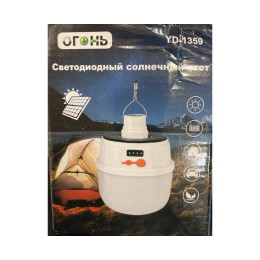 Кемпинговый фонарь на солнечной батарее YD-1359