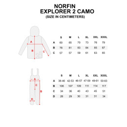 Костюм зим. Norfin EXPLORER 2 CAMO 05 р.XXL