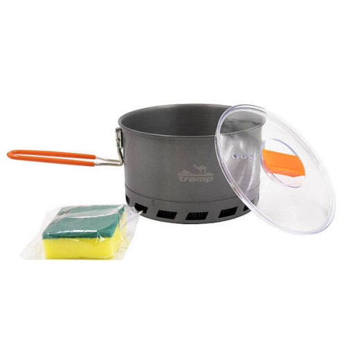 Котелок туристический Tramp Firebird с термообменником из анодированного алюминия 2.2 л TRC-119