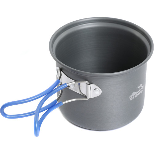 Котелок туристический Tramp с крышкой-сковородой из анодированного алюминия 1 л TRC-039