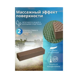 Коврик туристический ISOLON Tourist Flex 1790х590х15 коричневый/хаки