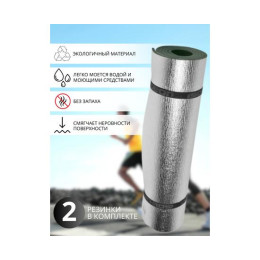 Коврик туристический ISOLON Decor Металлик S10 1800х600х10 хаки