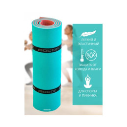 Коврик туристический ISOLON Camping 12 1800х600х12 бирюз/бордо