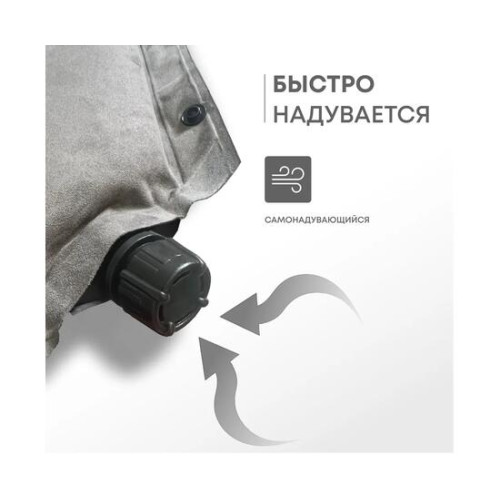 Коврик туристический RSP Velour 50, серый