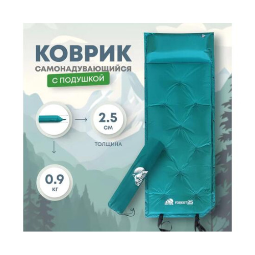 Коврик туристический RSP Forest 25, зеленый
