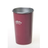 Стакан металлический Tramp 450 мл бордовый