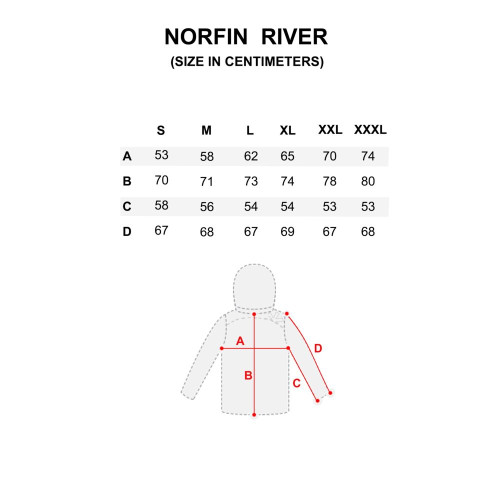 Куртка Norfin RIVER 2 01 р.S