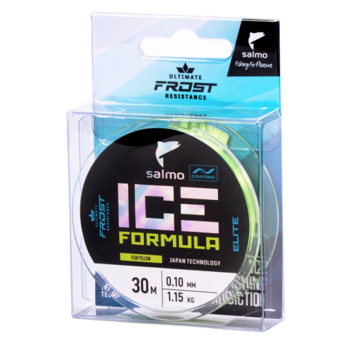 Леска моно. зим. Salmo Elite ICE FORMULA Fluo Yellow 030/014