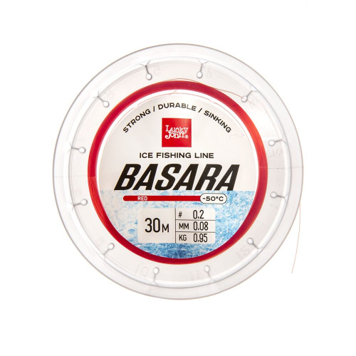 Леска моно. зим. Lucky John BASARA Red 030/010