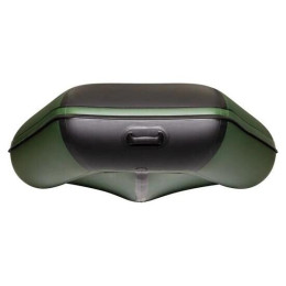 Надувная лодка Аква 2900 (слань-книжка, киль) зеленый черный