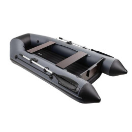 Надувная лодка Аква 2800 НДНД графит/черный