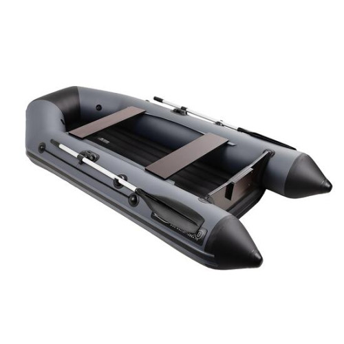 Надувная лодка Аква 2800 НДНД графит/черный