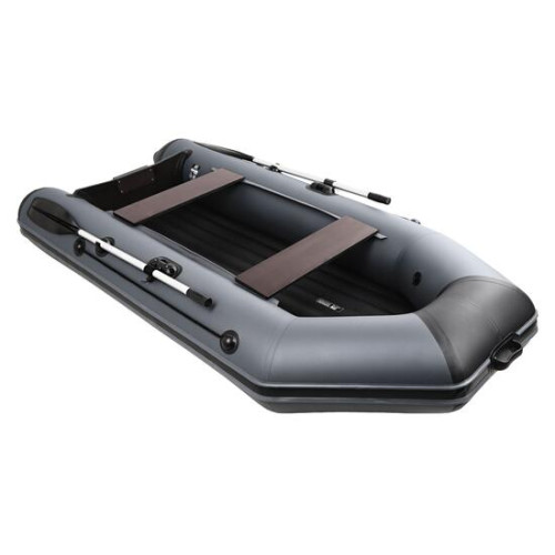 Надувная лодка Аква 2800 НДНД графит/черный