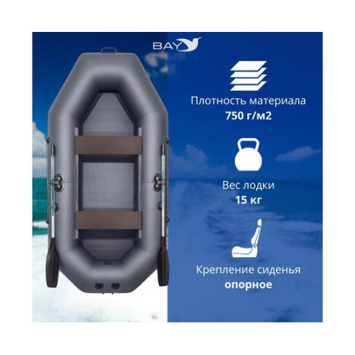 Надувная лодка Аква-мастер 260 графит