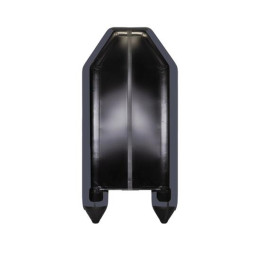 Надувная лодка Аква 2900 (слань-книжка, киль) графит/черный