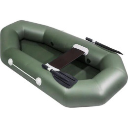 Надувная гребная лодка ПВХ Барс 200 (зеленый)