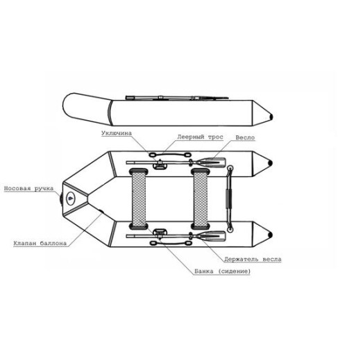 Лодка ПВХ Big Boat TM280