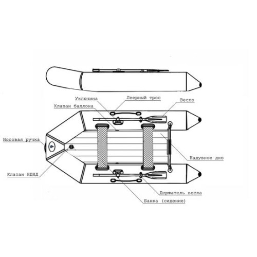 Лодка ПВХ Big Boat T280НД