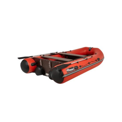 Надувная лодка Фрегат 390 FM Light Jet/L/S (ФМ Лайт Джет/Л/С) зеленый, серый, красный