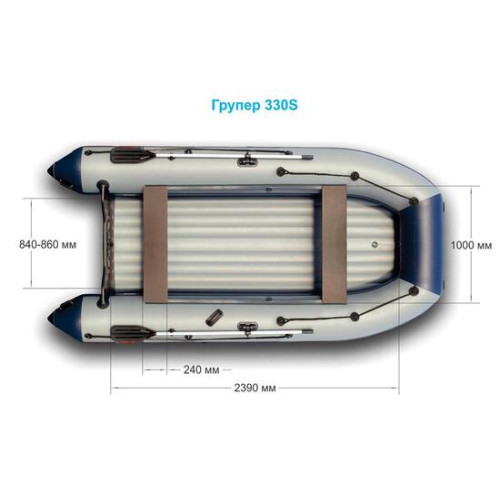 Лодка Групер 330S
