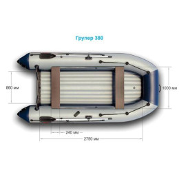 Лодка Групер 380