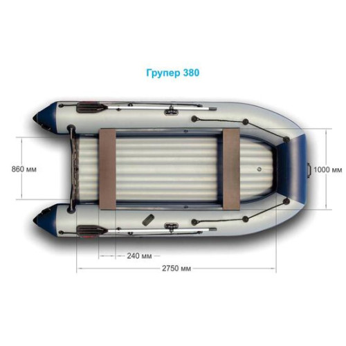 Лодка Групер 380