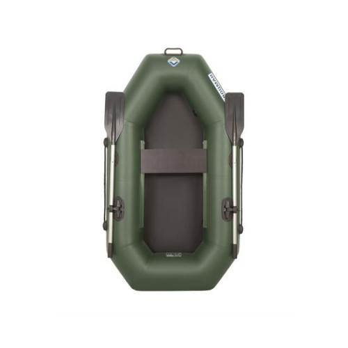 Лодка гребная Лоцман Стандарт 200 зеленая