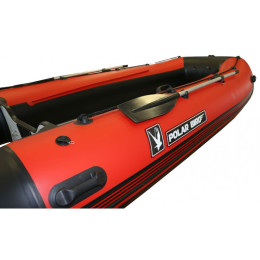 Лодка Polar Bird 380E New Eagle (черно-красный) стеклокомпозит