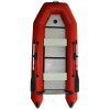 Лодка гребная-моторная Polar Bird 260 ТМ СС Teal Стеклокомпозит (красный)