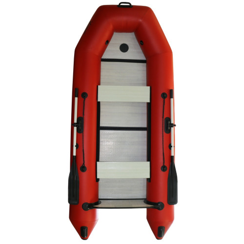 Лодка гребная-моторная Polar Bird 260 ТМ СС Teal Стеклокомпозит (красный)