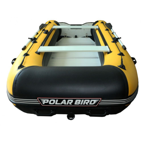 Лодка Polar Bird 340М Merlin (черно-желтый) стеклокомпозит