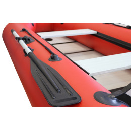 Лодка гребная-моторная Polar Bird 280 ТМ СС Teal Стеклокомпозит (красный)