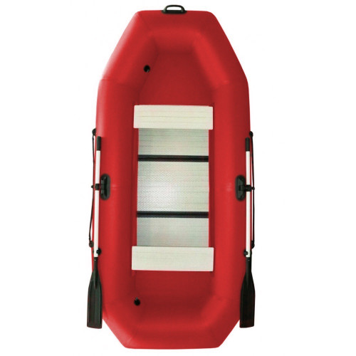 Лодка гребная Polar Bird 260 Т СС Teal Стеклокомпозит (красный)