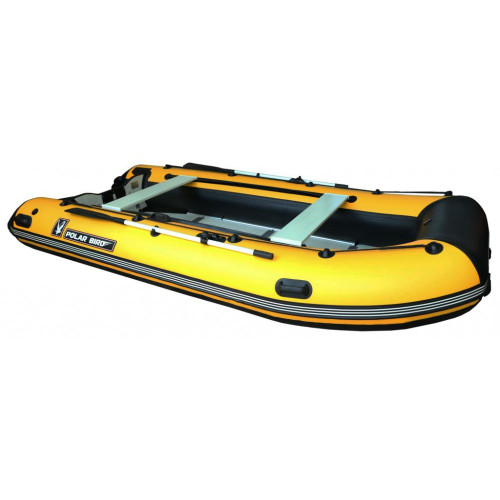 Лодка Polar Bird 385М Merlin (черно-желтый) стеклокомпозит