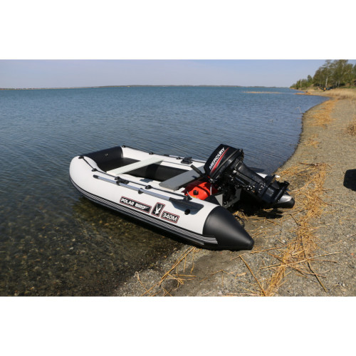 Лодка Polar Bird 340M Merlin (чёрно-белый) НДНД