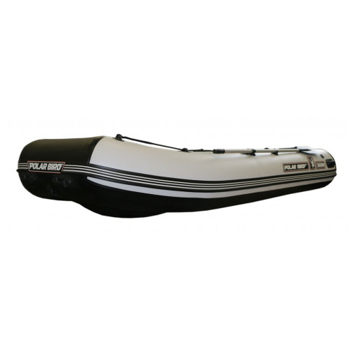 Лодка Polar Bird 385М Merlin (чёрно-белый) стеклокомпозит