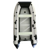 Лодка Polar Bird 385М Merlin (чёрно-белый) стеклокомпозит