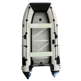 Лодка Polar Bird 385М Merlin (чёрно-белый) стеклокомпозит