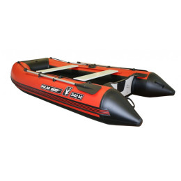 Лодка Polar Bird 320M Merlin (чёрно-красный) стеклокомпозит