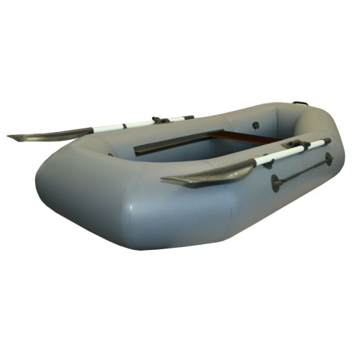 Лодка гребная Polar Bird 260 Т СС Teal Стеклокомпозит (серый)