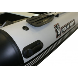 Лодка Polar Bird 380E New Eagle (черно-белый) стеклокомпозит