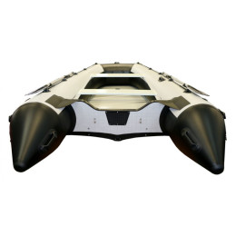 Лодка Polar Bird 380E New Eagle (черно-белый) стеклокомпозит