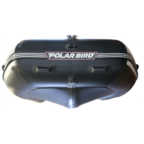 Лодка Polar Bird 380E New Eagle (черно-белый) стеклокомпозит