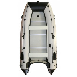 Лодка Polar Bird 380E New Eagle (черно-белый) стеклокомпозит