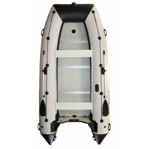 Лодка Polar Bird 380E New Eagle (черно-белый) стеклокомпозит