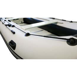 Лодка Polar Bird 320М New Merlin (черно-белый) стеклокомпозит