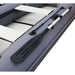 Лодка гребная-моторная Polar Bird 260 ТМ СС Teal Стеклокомпозит (серый)