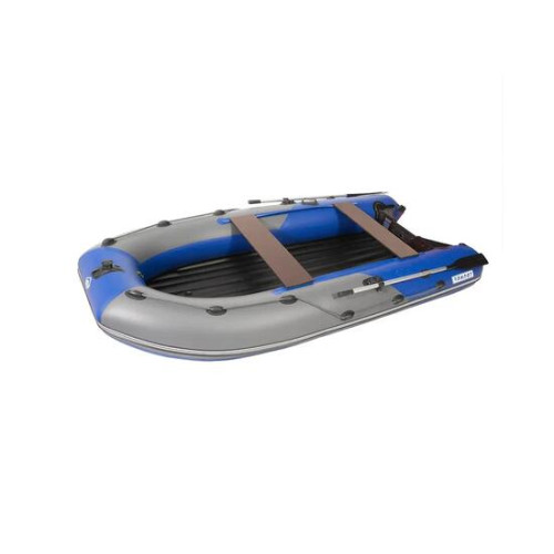 Лодка моторная килевая Пилот 380 НДНД серый/синий